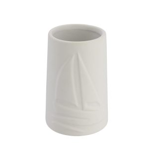 Kubek łazienkowy Manureva Biały 400 ml Kamionka Marynistyczny 668930 Kubek łazienkowy Manureva Biały 400 ml Kamionka Marynistyczny 668930