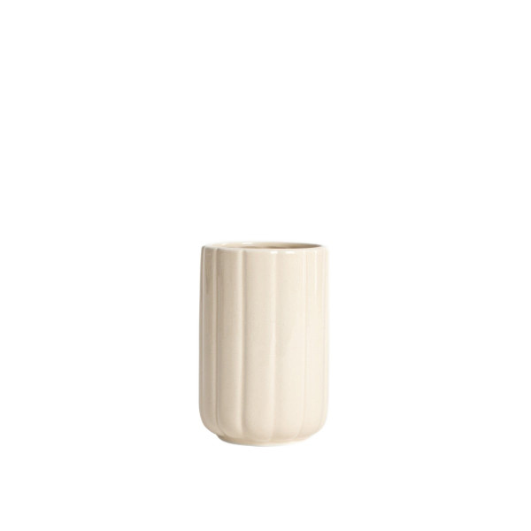 Kubek łazienkowy MELIDA ceramiczny 7,5x7,5x11cm HOMLA 1037732