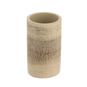Kubek łazienkowy na szczoteczki Orient Beżowy 200 ml Boho 669261 Kubek łazienkowy na szczoteczki Orient Beżowy 200 ml Boho 669261