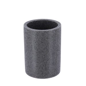 Kubek łazienkowy na szczoteczki Porzio Szary 300 ml nowoczesny 669244 Kubek łazienkowy na szczoteczki Porzio Szary 300 ml nowoczesny 669244