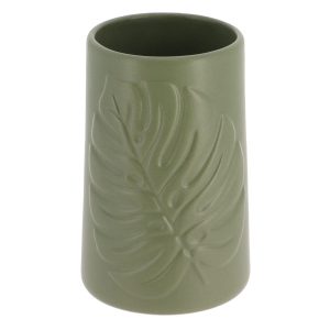 Kubek łazienkowy na szczoteczki Rollan Zielony 400 ml nowoczesny 669245 Kubek łazienkowy na szczoteczki Rollan Zielony 400 ml nowoczesny 669245
