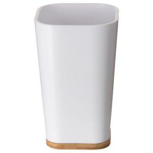 KUBEK ŁAZIENKOWY Natureo biały BAMBUS i TWORZYWO 7,5×7,5 cm 652209 KUBEK ŁAZIENKOWY Natureo biały BAMBUS i TWORZYWO 7,5×7,5 cm 652209