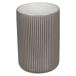 Kubek na szczoteczki do zębów ceramiczny Ascot brązowy 47117 Kubek na szczoteczki do zębów ceramiczny Ascot brązowy 47117