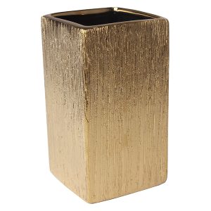 Kubek na szczoteczki do zębów ceramiczny Floss złoty 50221 Kubek na szczoteczki do zębów ceramiczny Floss złoty 50221