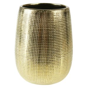 Kubek na szczoteczki do zębów ceramiczny Midas złoty 47125 Kubek na szczoteczki do zębów ceramiczny Midas złoty 47125