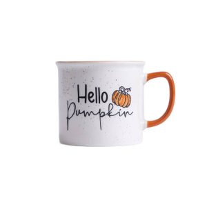 Kubek PALLI hello pumpkin z pomarańczowym uchem 0,4 l HOMLA 896001