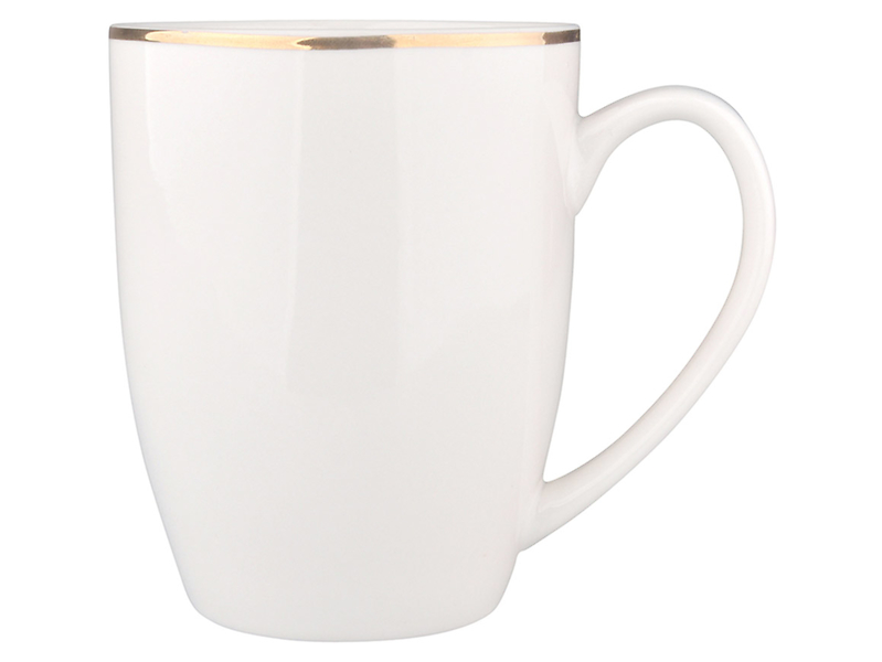 Kubek porcelanowy Bella 320 ml biały 35187