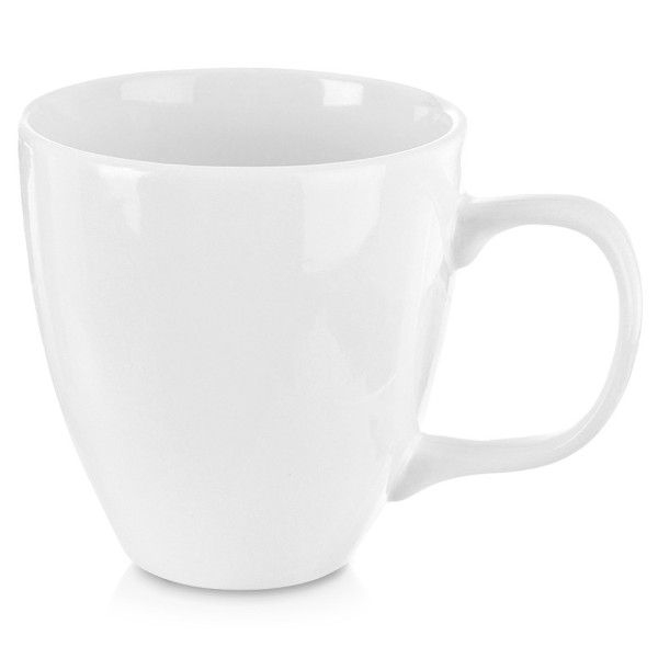 Kubek porcelanowy biały MONA 400 ml 596238