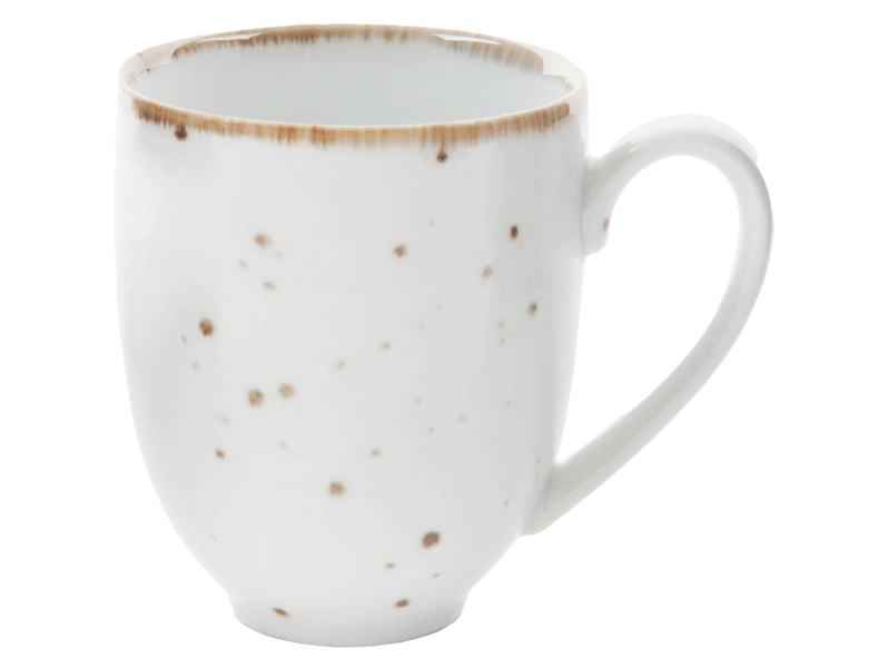 Kubek porcelanowy Cottage White 400 ml biały 46345