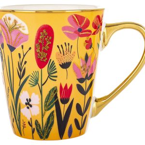 Kubek porcelanowy Flower Yellow 300 ml 938496
