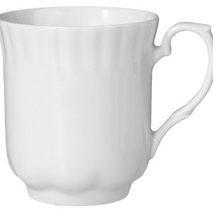 Kubek porcelanowy Iwona 300 ml biały 48621