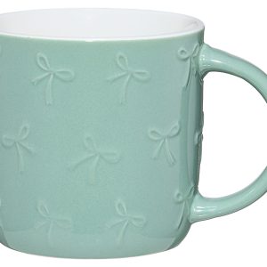 Kubek porcelanowy Kokardy 350 ml miętowy 940544