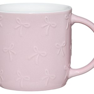 Kubek porcelanowy Kokardy 350 ml różowy 940545