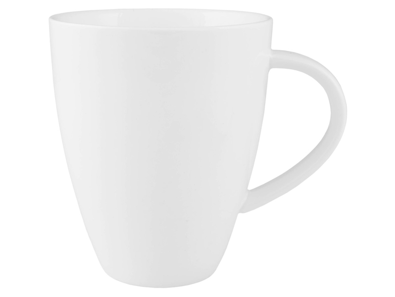 Kubek porcelanowy Kubiko Fala 400 ml biały 38499