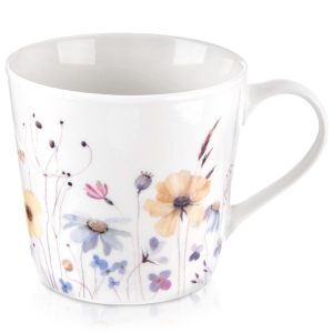 Kubek porcelanowy kwiaty 430 ml 790775