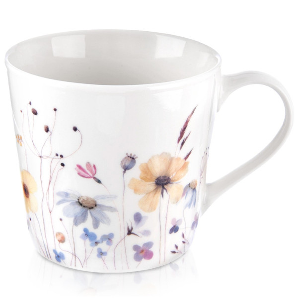 Kubek porcelanowy kwiaty 430 ml 790775