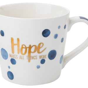 Kubek porcelanowy Sara Blue 400 ml mix wzorów 619548 Kubek porcelanowy Sara Blue 400 ml mix wzorów 619548