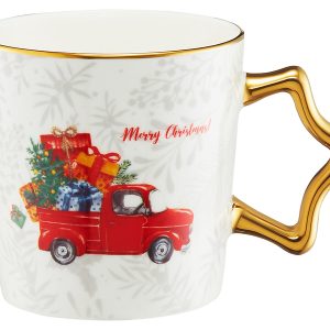 Kubek porcelanowy Star Winter 390 ml biały 772492 Kubek porcelanowy Star Winter 390 ml biały 772492