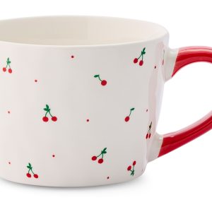 Kubek porcelanowy Tutti wiśnia 390 ml 977683 Kubek porcelanowy Tutti wiśnia 390 ml 977683