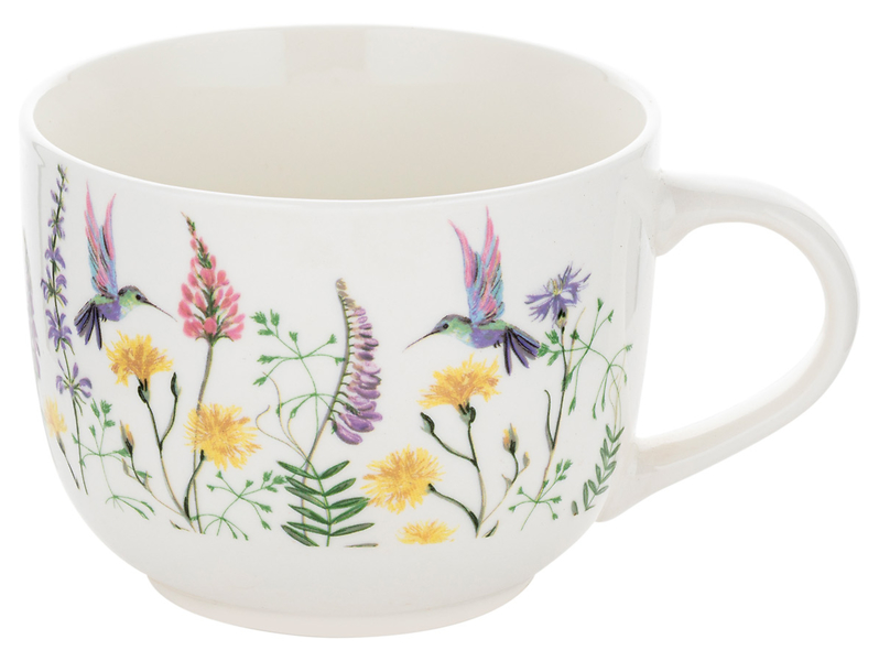 Kubek porcelanowy Yvette 570 ml mix wzorów 559697