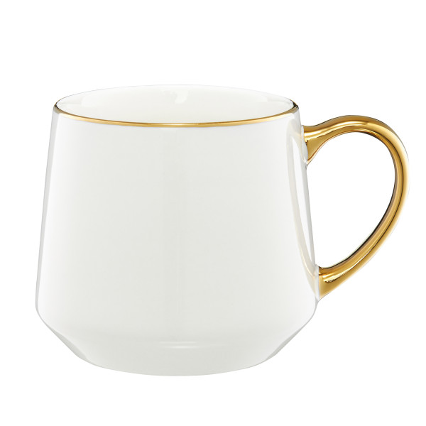 Kubek Royal 460 ml biało-złoty AMBITION 458903