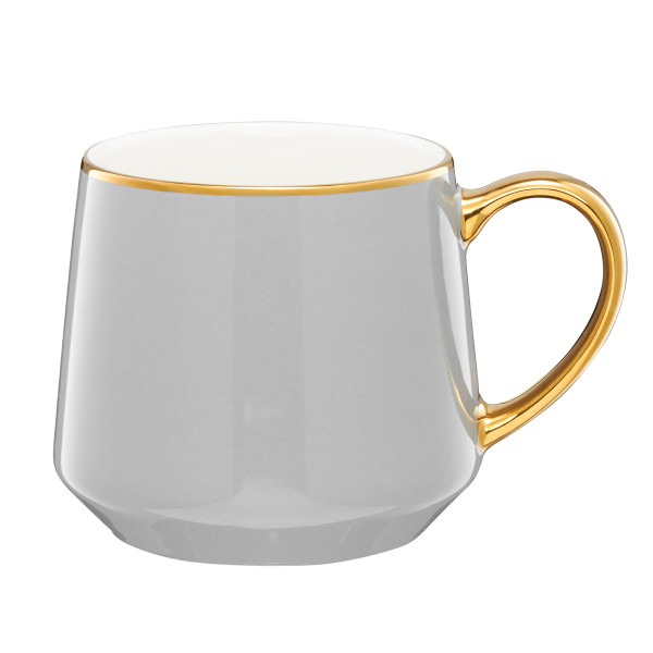 Kubek Royal 460 ml jasnoszaro-złoty AMBITION 458900