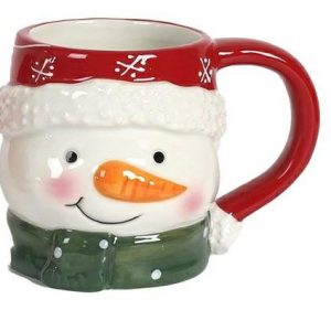 Kubek świąteczny Bałwanek 300 ml ceramiczny 379354 Kubek świąteczny Bałwanek 300 ml ceramiczny 379354