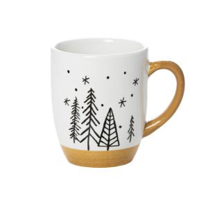 Kubek Świąteczny Ceramiczny 330 Ml Boże Narodzenie Drzewka 377929 Kubek Świąteczny Ceramiczny 330 Ml Boże Narodzenie Drzewka 377929
