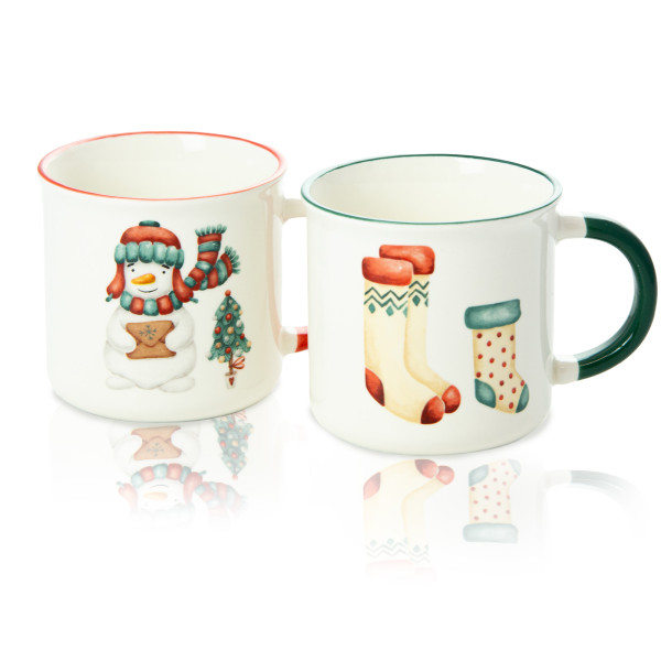Kubek Świąteczny Ceramiczny Na Prezent 300Ml Boże Narodzenie 377924
