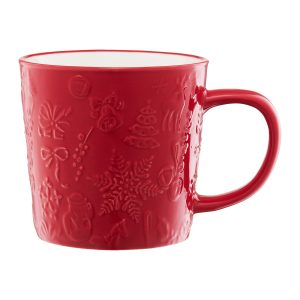 Kubek świąteczny Frosty 380 ml czerwony AMBITION 823188 Kubek świąteczny Frosty 380 ml czerwony AMBITION 823188