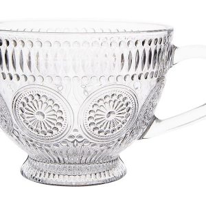 Kubek szklany na stopce Daisy 430 ml transparentny 186742 Kubek szklany na stopce Daisy 430 ml transparentny 186742