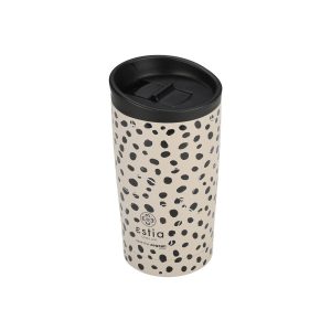 Kubek termiczny 350 ml Leopard taupe stalowy beżowy 1036173 Kubek termiczny 350 ml Leopard taupe stalowy beżowy 1036173