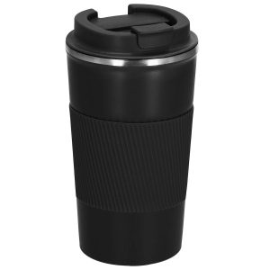 Kubek termiczny 500 ml stal nierdzewna termos czarny 347706 Kubek termiczny 500 ml stal nierdzewna termos czarny 347706
