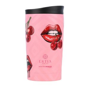Kubek termiczny Blush Pop 350 ml stal nierdzewna różowy na herbatę 854759 Kubek termiczny Blush Pop 350 ml stal nierdzewna różowy na herbatę 854759