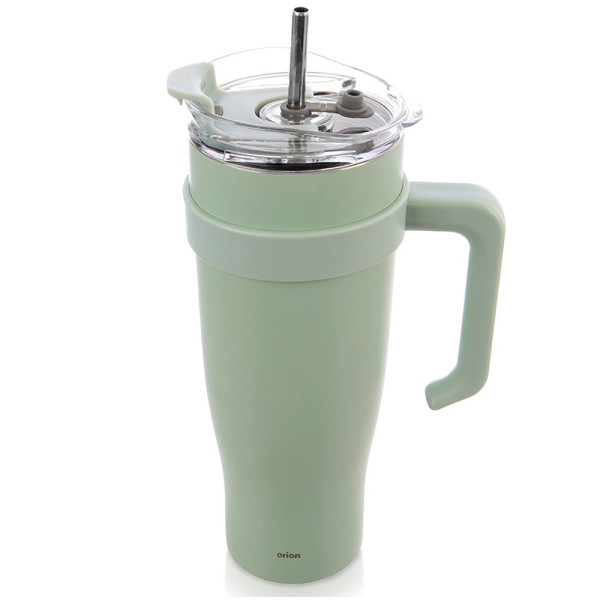Kubek termiczny stalowy miętowy z uchwytem TERMO 1,2 l 790778