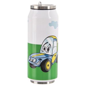 Kubek termiczny termos bidon autka retro PUSZKA 400 ml 155874 Kubek termiczny termos bidon autka retro PUSZKA 400 ml 155874