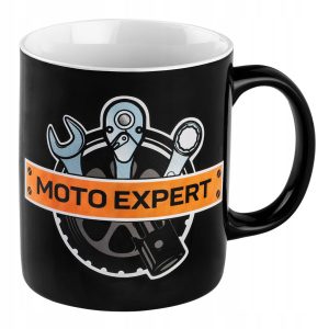 Kubek z nadrukiem MOTO Expert, prezent 330ml, NEO Tools 454908 Kubek z nadrukiem MOTO Expert, prezent 330ml, NEO Tools 454908