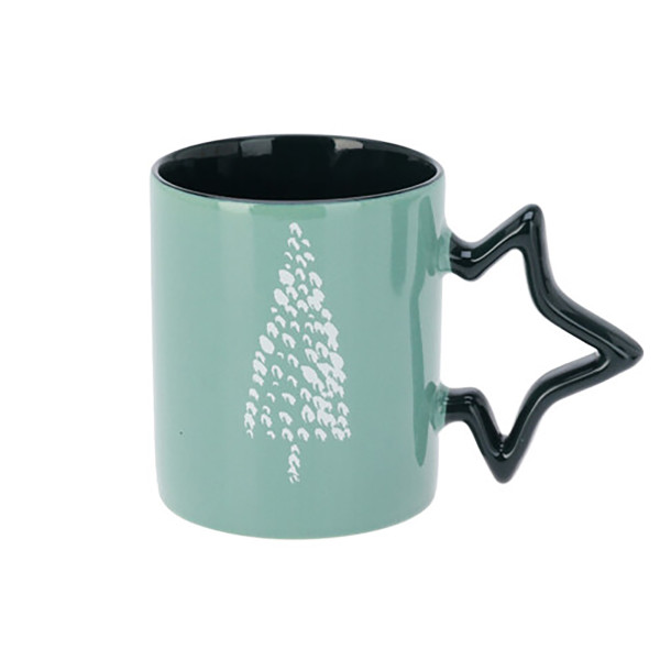 Kubek Z Uchem Świąteczny 380 Ml Porcelanowy Zimowy Świąteczny 802589