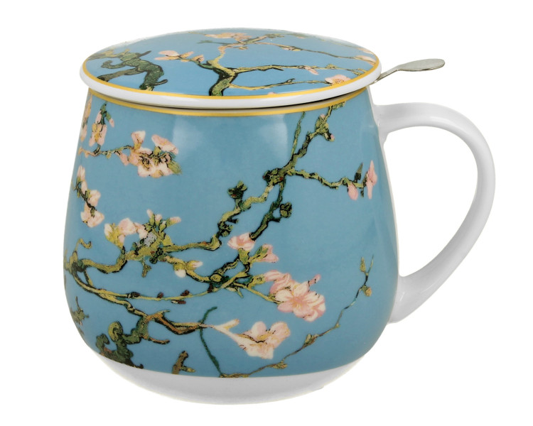 Kubek z zaparzaczem 430 ml Van Gogh Almond Blossom do Kawy Herbaty 648631
