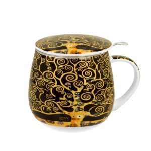 Kubek z zaparzaczem Klimt Tree Of Life 430 ml do Kawy Herbaty 648633 Kubek z zaparzaczem Klimt Tree Of Life 430 ml do Kawy Herbaty 648633