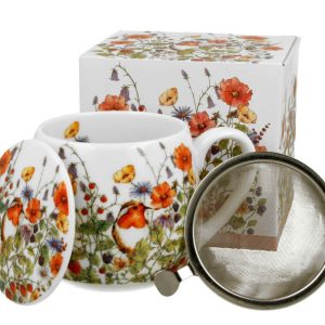 Kubek z zaparzaczem Wild Birds porcelanowy 430 ml 1031993 Kubek z zaparzaczem Wild Birds porcelanowy 430 ml 1031993