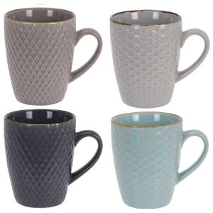 Kubki do gorących napojów 300 ml, zestaw upominkowy, 4 sztuki w komplecie 385453 Kubki do gorących napojów 300 ml, zestaw upominkowy, 4 sztuki w komplecie 385453