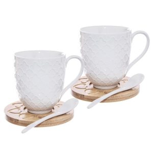 Kubki porcelanowe WHITELINE 370 ml 2 szt. 741570 Kubki porcelanowe WHITELINE 370 ml 2 szt. 741570