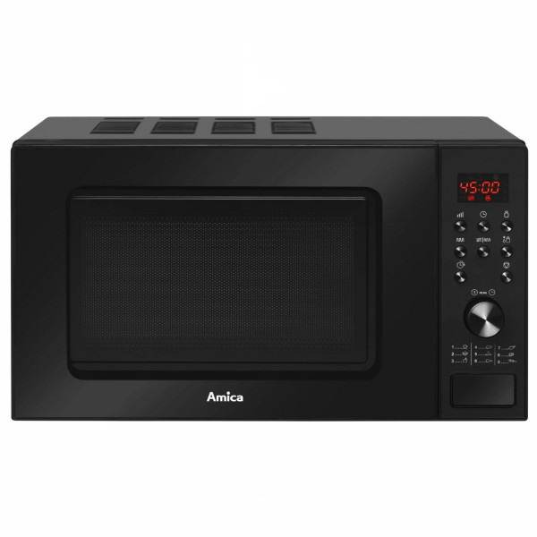 Kuchenka mikrofalowa wolnostojąca Amica AMGF20E1GB czarna 700W 20L 870456