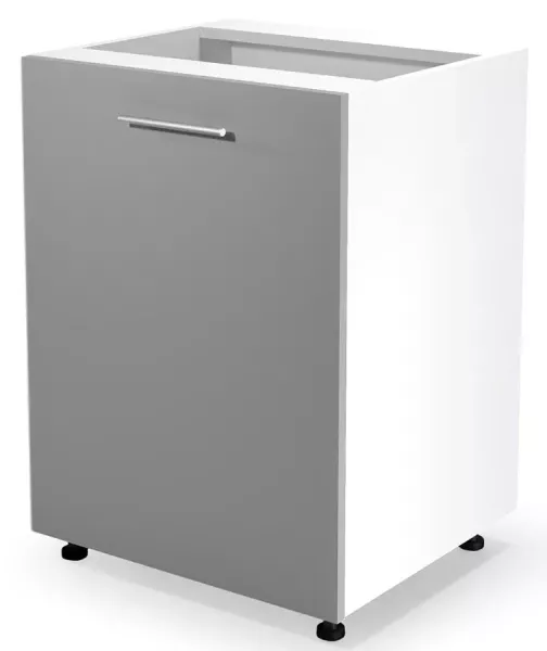 Kuchenna szafka dolna Limosti 8X - jasny popiel połysk 641714