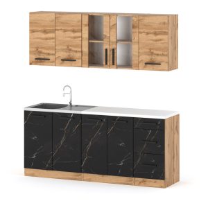 Kuchnia drewniana modułowa 2.0m wotan wotan san sebastian 602063 Kuchnia drewniana modułowa 2.0m wotan wotan san sebastian 602063