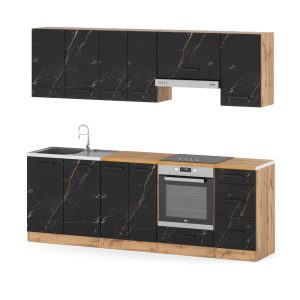 Kuchnia modułowa mokka plus 2.4m zestaw wotan san sebastian 576351 Kuchnia modułowa mokka plus 2.4m zestaw wotan san sebastian 576351
