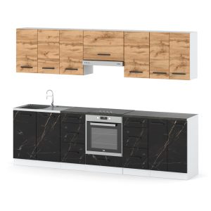 Kuchnia piekarnik modułowa 2.8m biały wotan san sebastian 595394 Kuchnia piekarnik modułowa 2.8m biały wotan san sebastian 595394