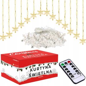 Kurtyna Led Gwiazdy Wiszące Girlanda Xxl CD004 135478 Kurtyna Led Gwiazdy Wiszące Girlanda Xxl CD004 135478