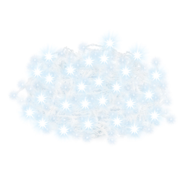 Kurtyna świetlna 500 led girlanda lampki zew. biały zimny 336064